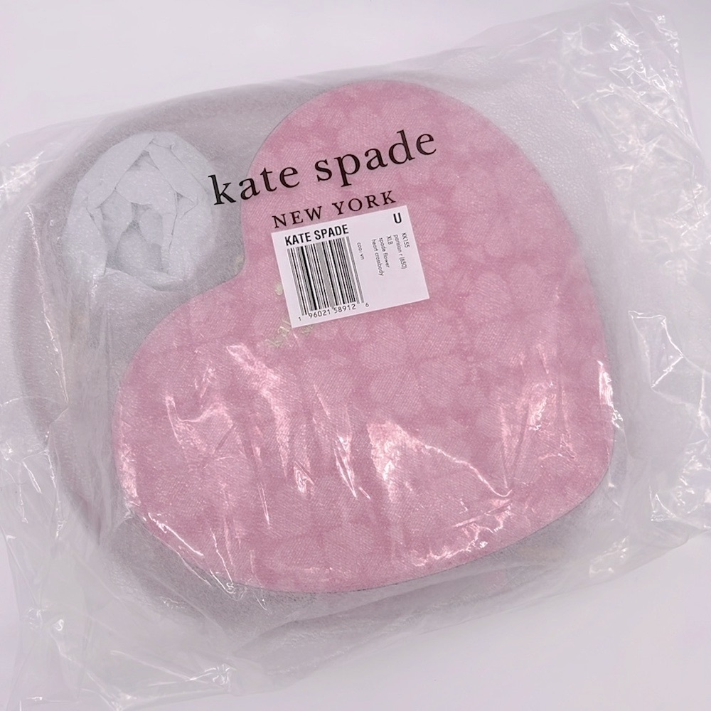 Kate Spade Love Shack Spade Flower Heart Crossbody Parisian Rose - Picture 10 of 14